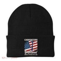 Capenters Brotherhood Union Strong NYC USA Beanie thumb 0