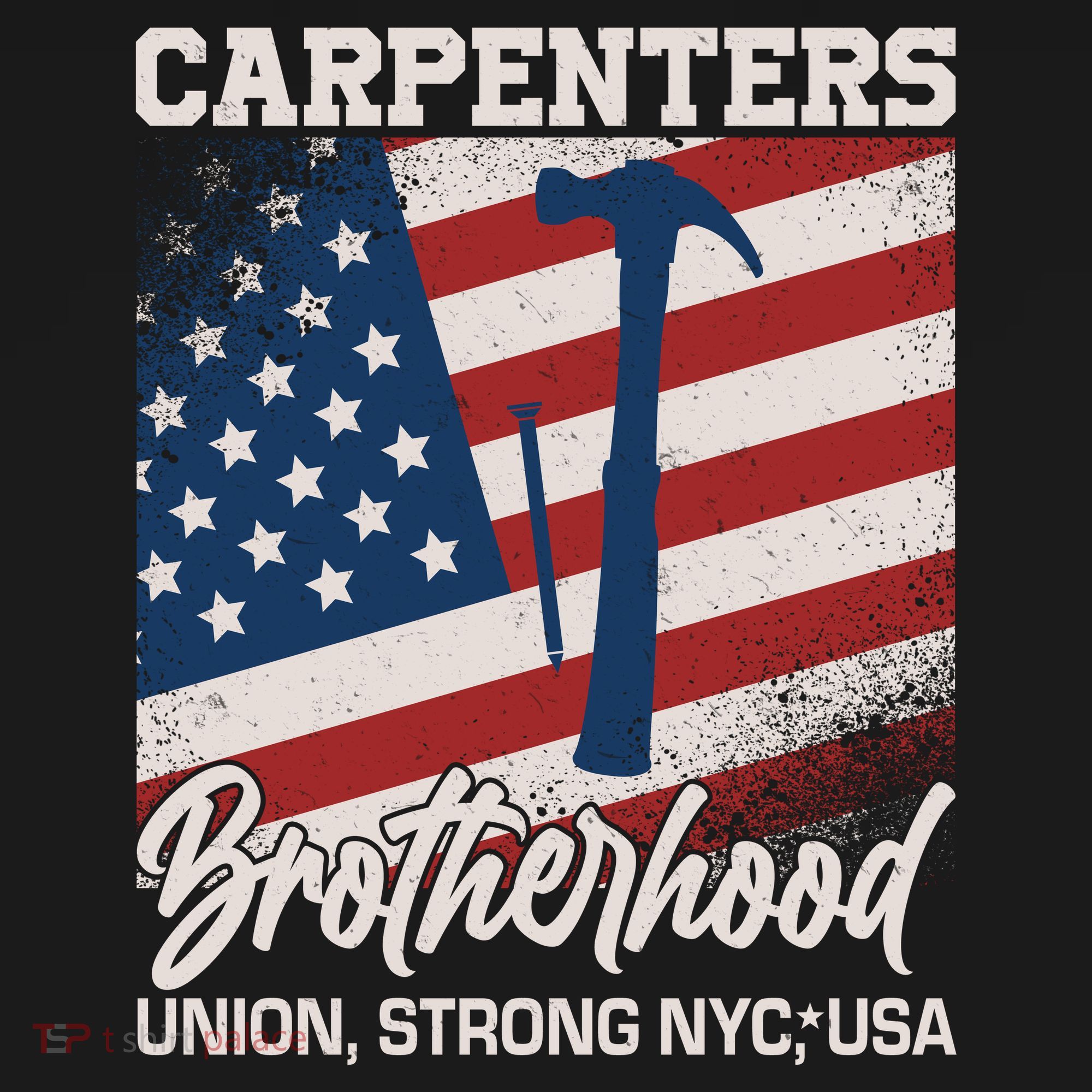 Capenters Brotherhood Union Strong NYC USA Mousepad