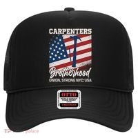 Capenters Brotherhood Union Strong NYC USA Hat thumb 0