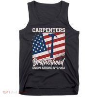 Capenters Brotherhood Union Strong NYC USA Tank Top thumb 0