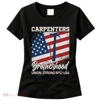 Capenters Brotherhood Union Strong NYC USA Women's T-Shirt thumb 0