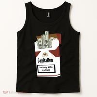 Capitalism Money Kills Culture Tank Top thumb 2