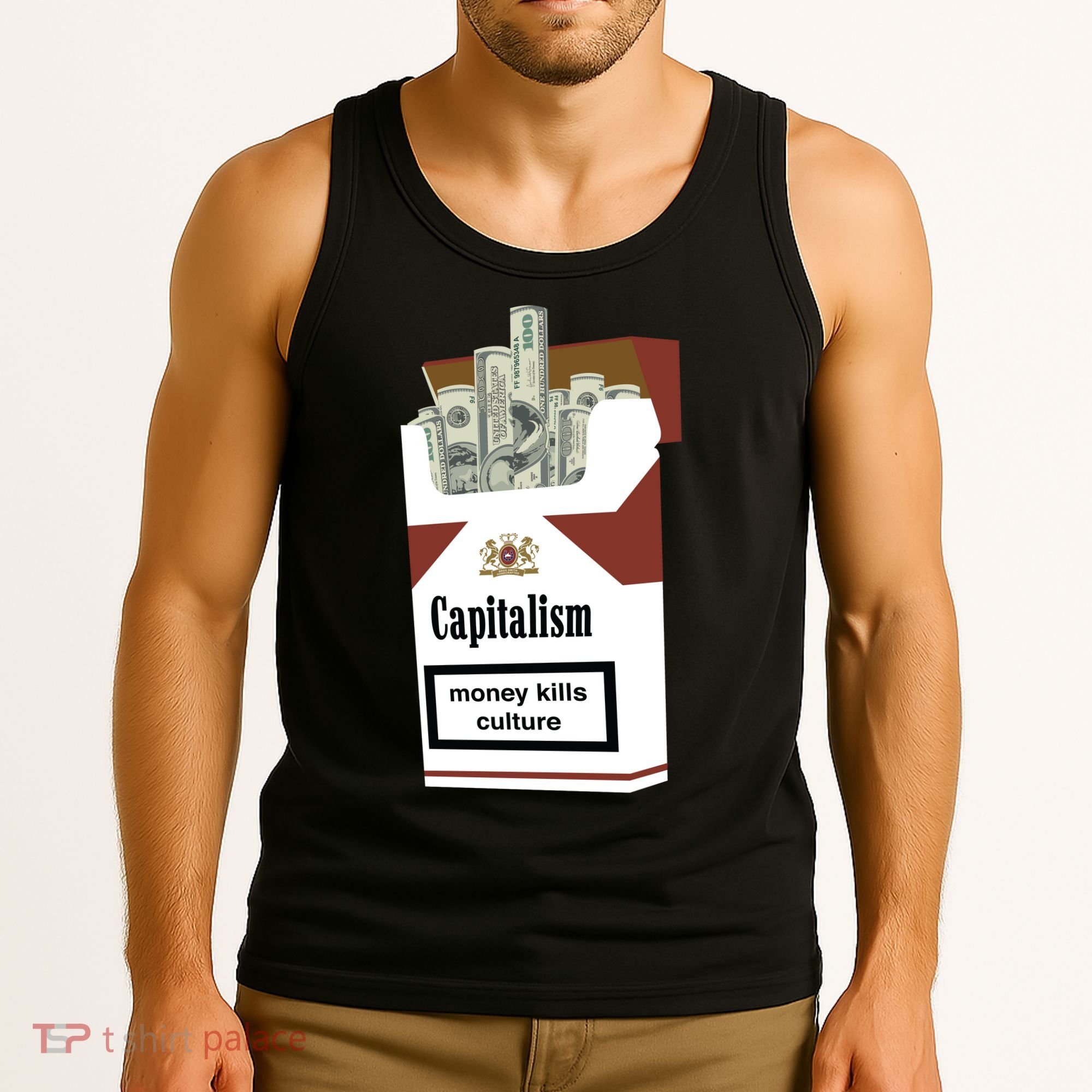 Capitalism Money Kills Culture Tank Top