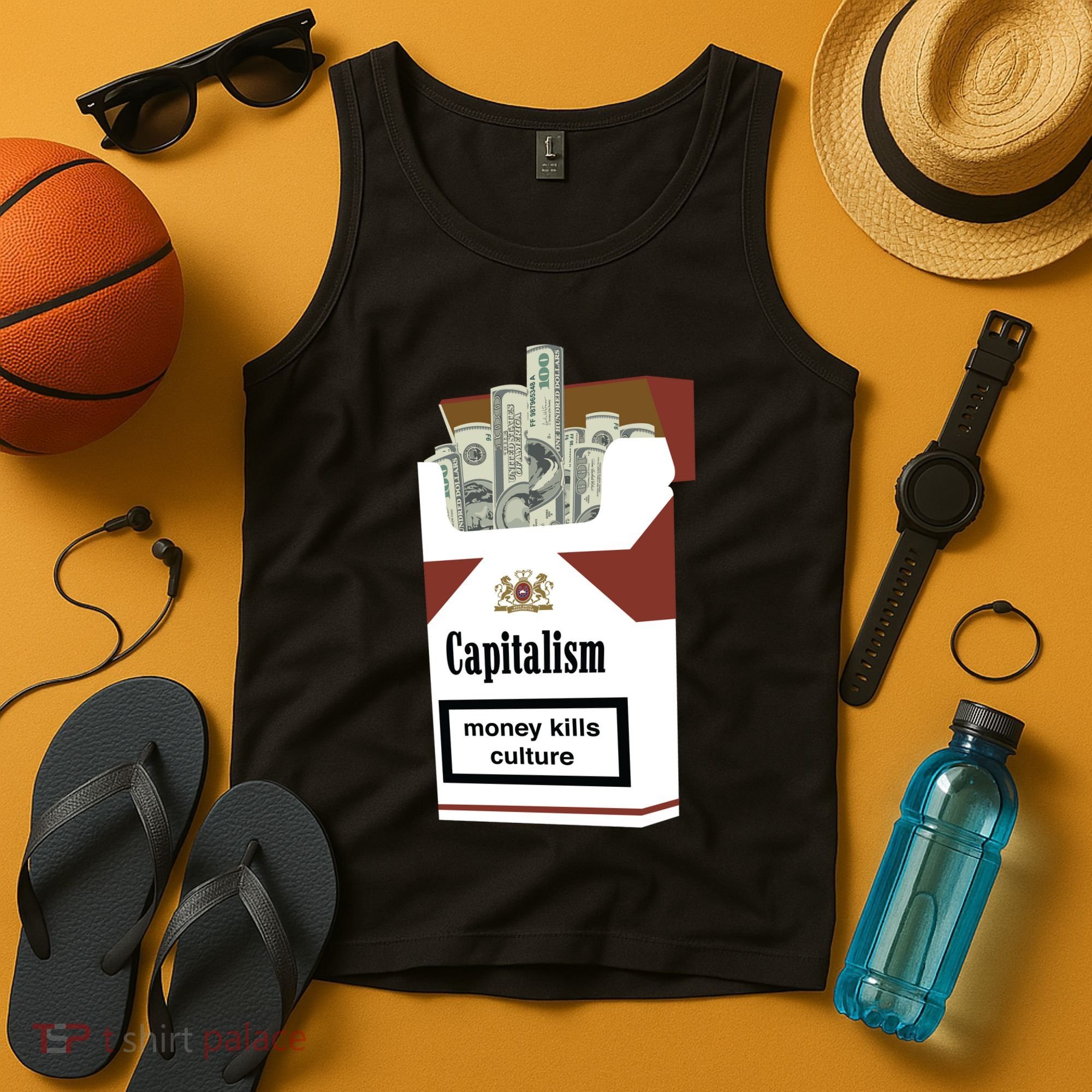 Capitalism Money Kills Culture Tank Top