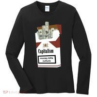 Capitalism Money Kills Culture Women's Long Sleeve Shirt thumb 0