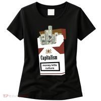 Capitalism Money Kills Culture Women's T-Shirt thumb 0
