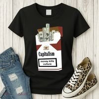 Capitalism Money Kills Culture Women's T-Shirt thumb 3
