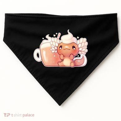 Cappuccino Axolotl USA-Made Doggie Bandana