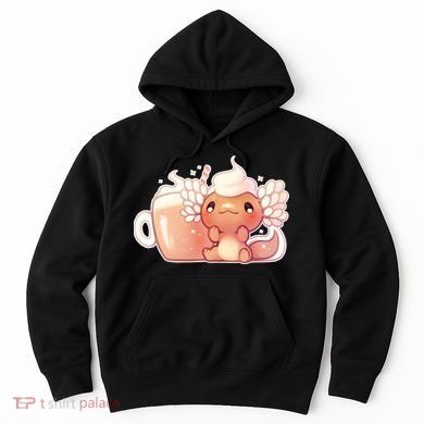 Cappuccino Axolotl Hoodie