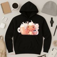 Cappuccino Axolotl Hoodie thumb 3