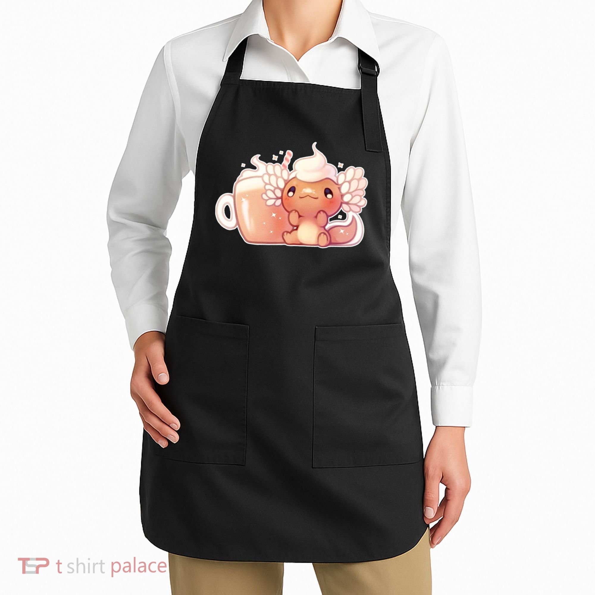 Cappuccino Axolotl Apron