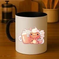 Cappuccino Axolotl Coffee Mug thumb 4