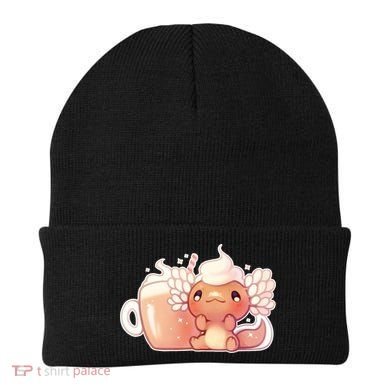 Cappuccino Axolotl Beanie