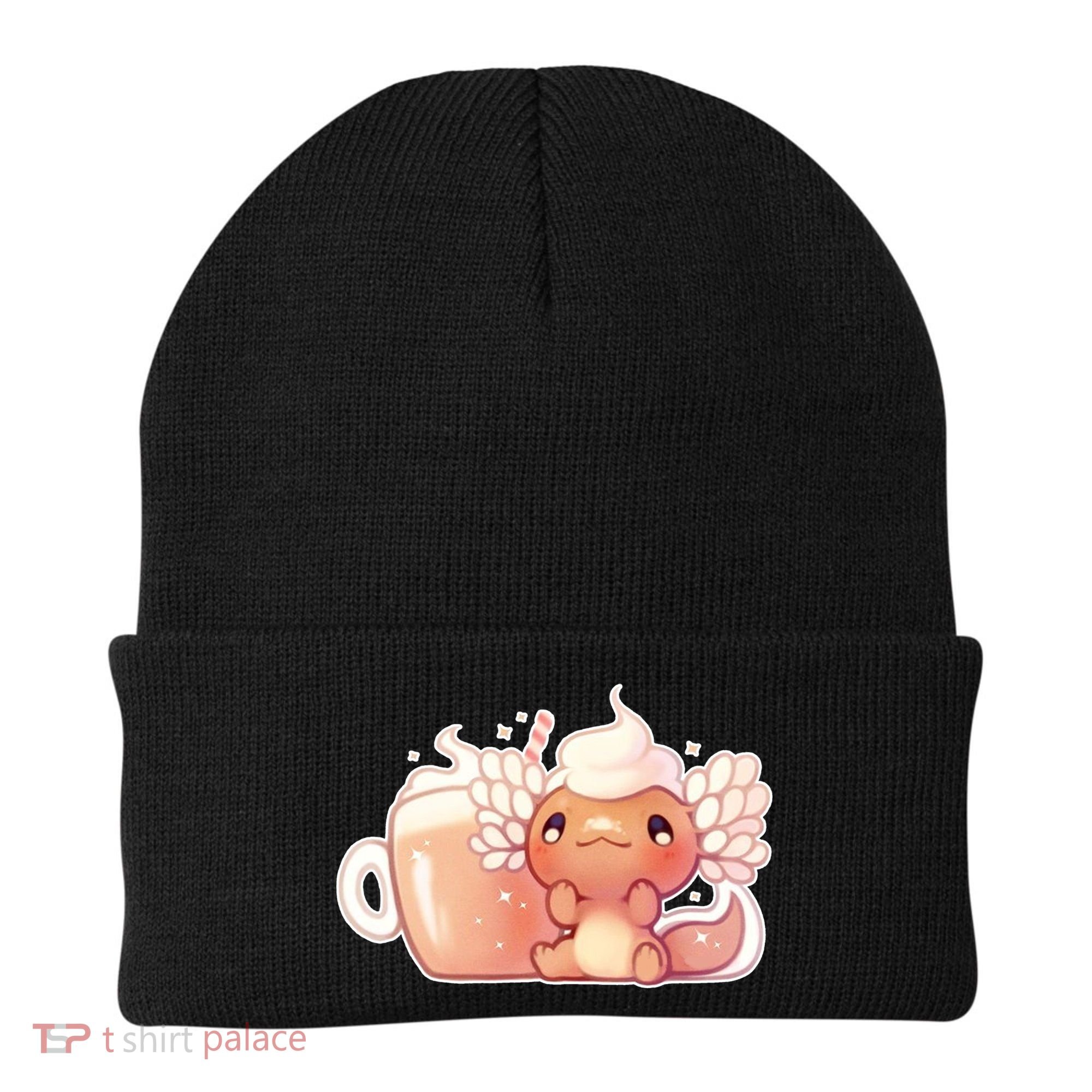 Cappuccino Axolotl Beanie