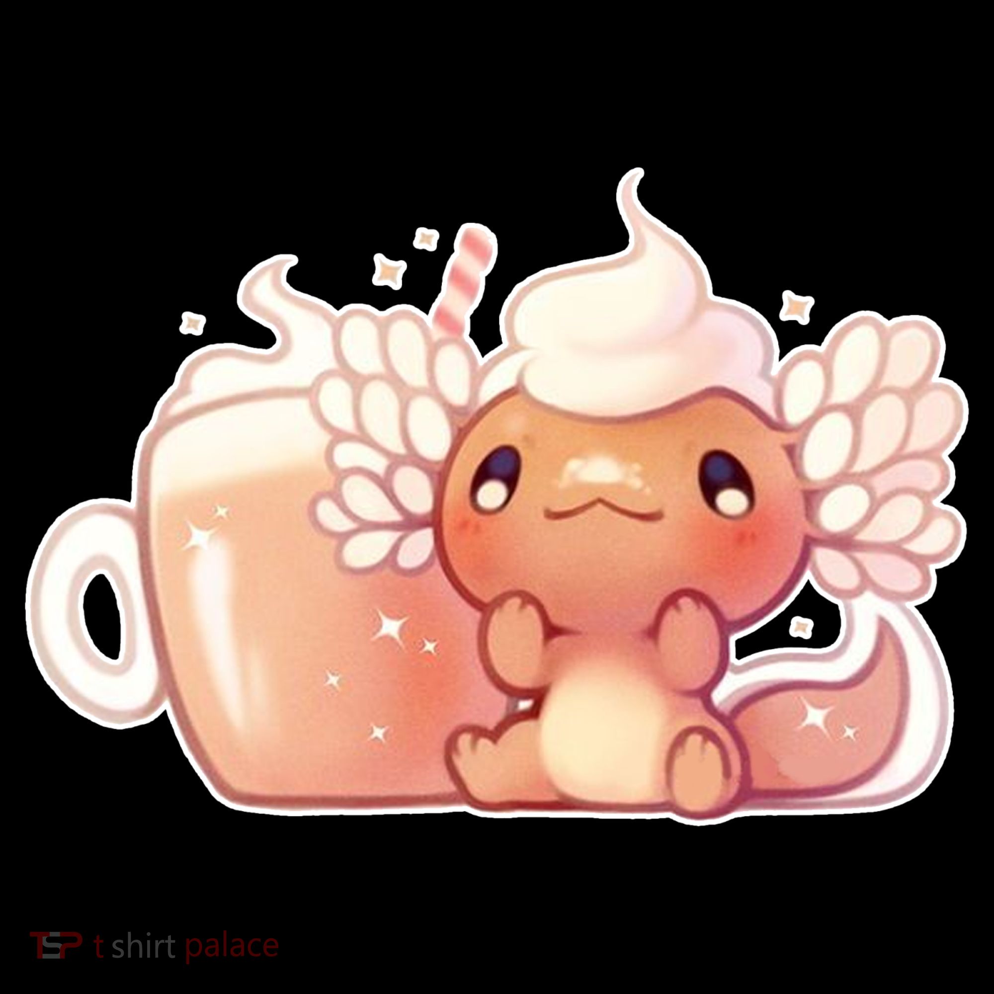 Cappuccino Axolotl Ornament