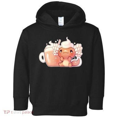 Cappuccino Axolotl Toddler Hoodie