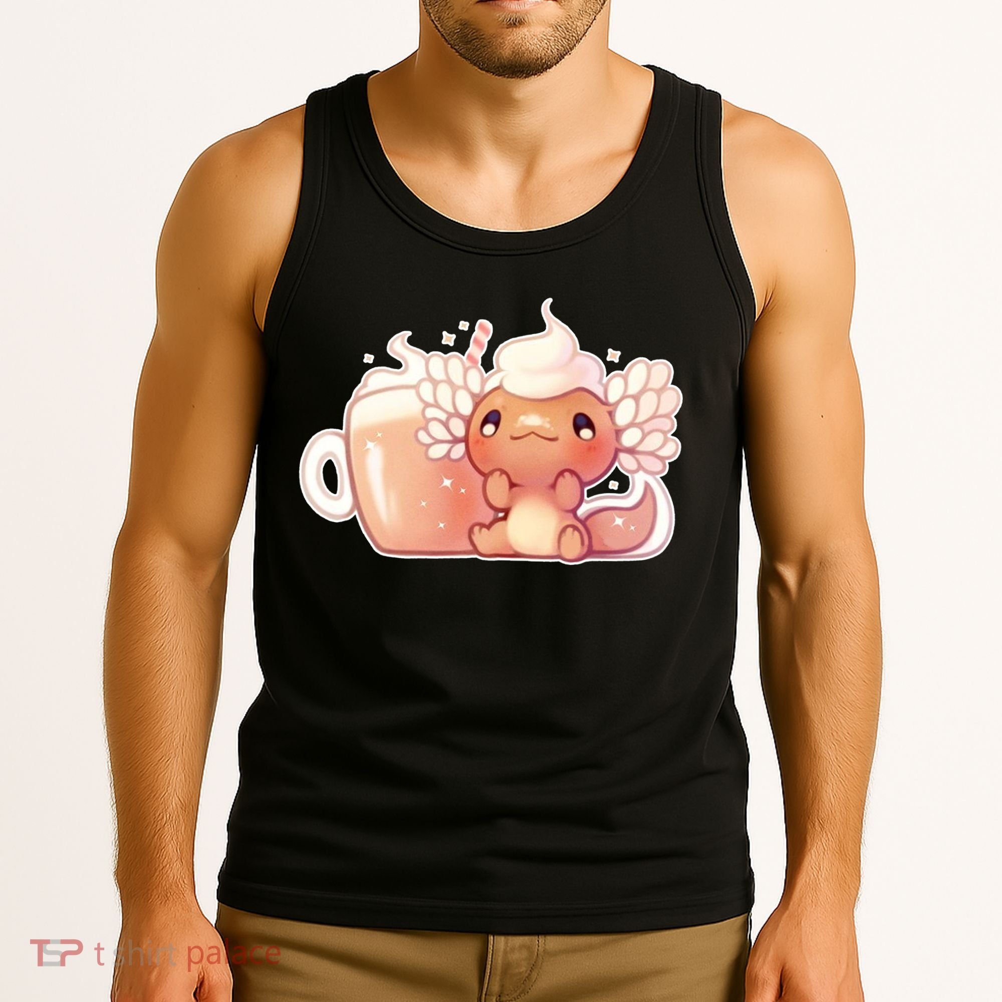 Cappuccino Axolotl Tank Top