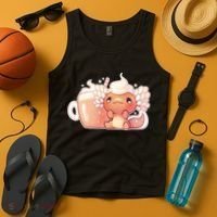 Cappuccino Axolotl Tank Top thumb 4