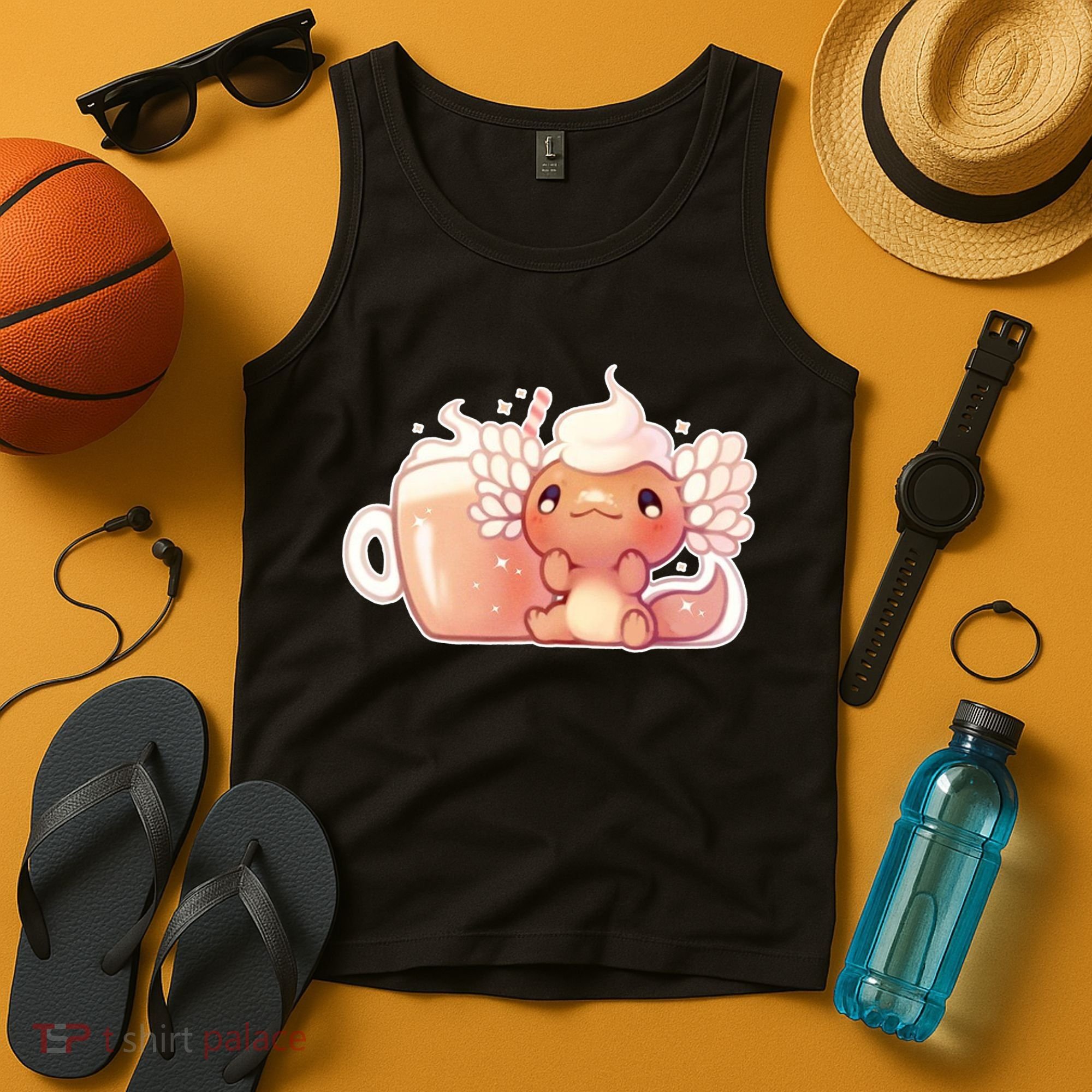 Cappuccino Axolotl Tank Top