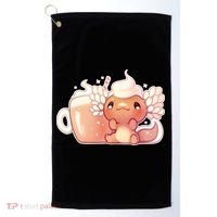 Cappuccino Axolotl Golf Towel thumb 0