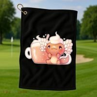 Cappuccino Axolotl Golf Towel thumb 1