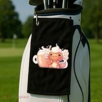 Cappuccino Axolotl Golf Towel thumb 2