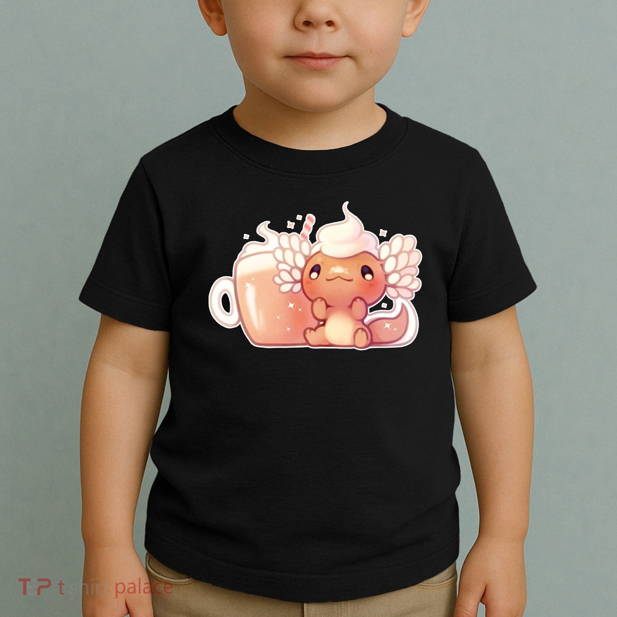 Cappuccino Axolotl Toddler T-Shirt