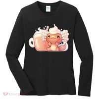 Cappuccino Axolotl Women's Long Sleeve Shirt thumb 0