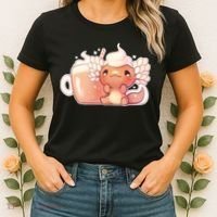 Cappuccino Axolotl Women's T-Shirt thumb 2