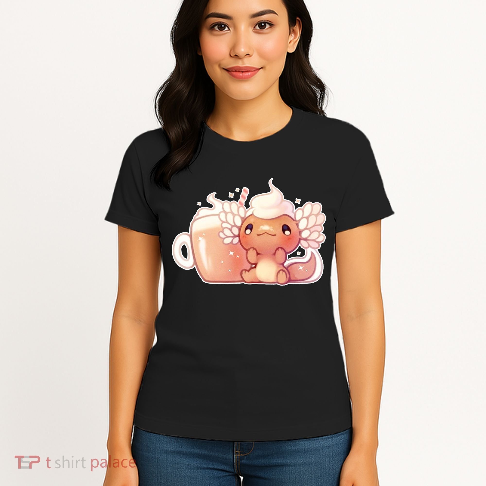Cappuccino Axolotl Women's T-Shirt