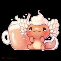 Cappuccino Axolotl Women's T-Shirt thumb 6