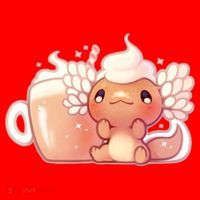 Cappuccino Axolotl Santa Hat thumb 1