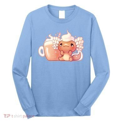 Cappuccino Axolotl Long Sleeve Shirt