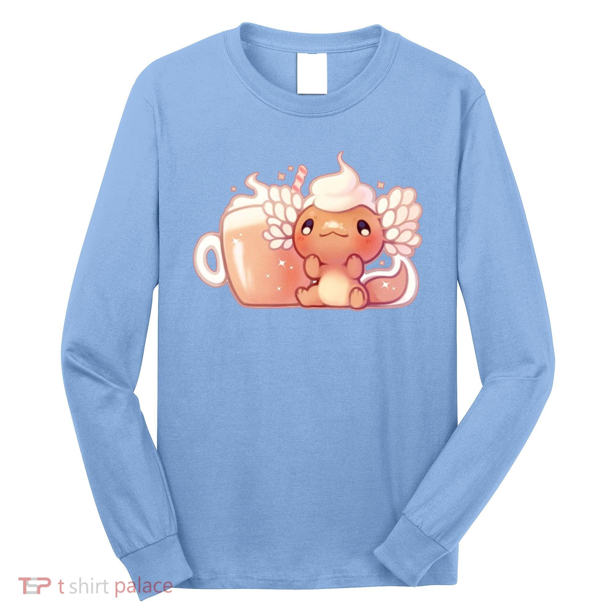 Cappuccino Axolotl Long Sleeve Shirt