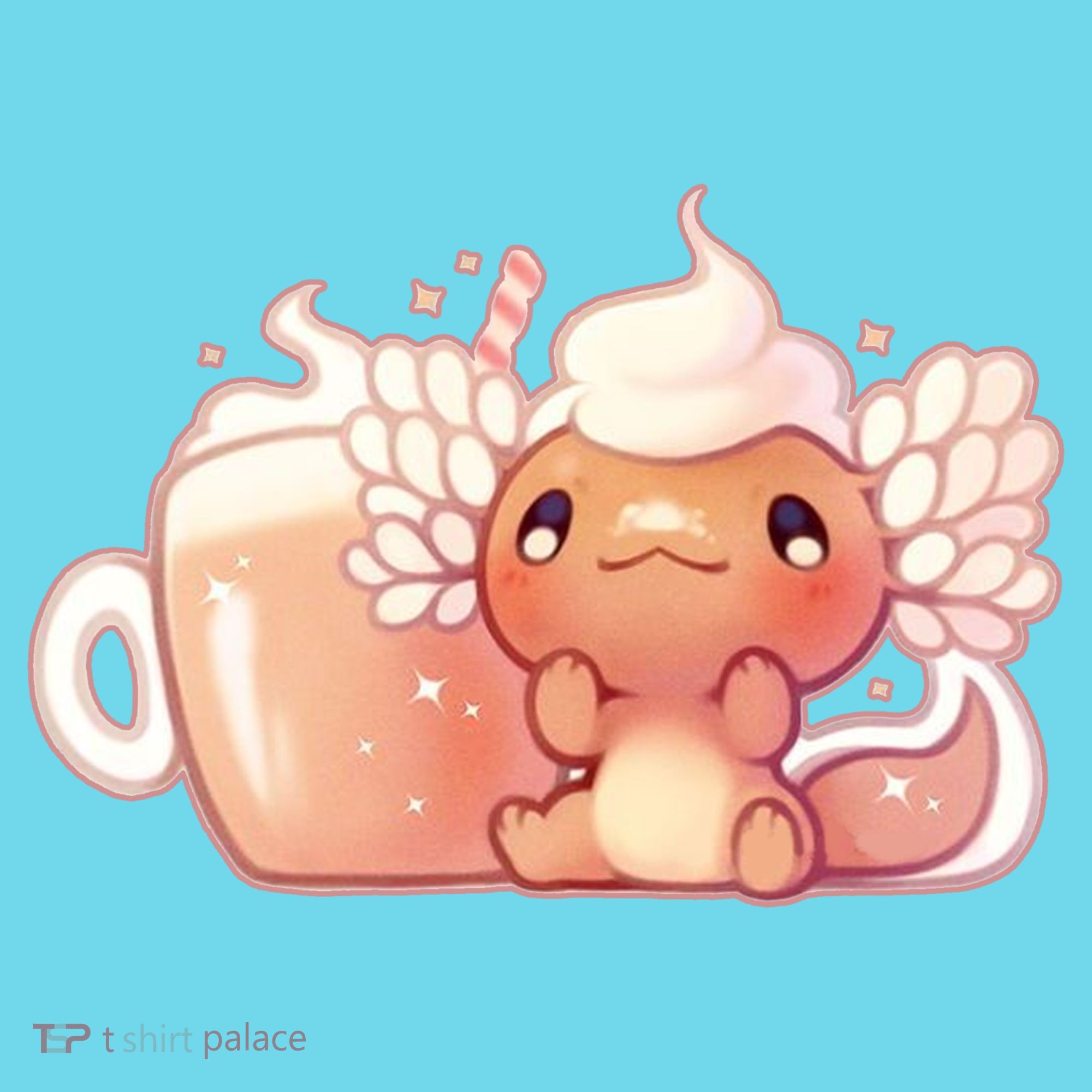 Cappuccino Axolotl T-Shirt