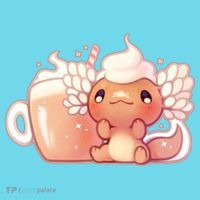 Cappuccino Axolotl Button thumb 1