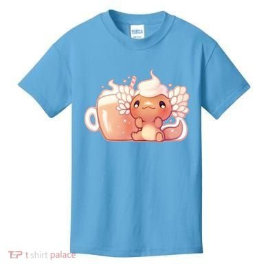 Cappuccino Axolotl Kids T-Shirt