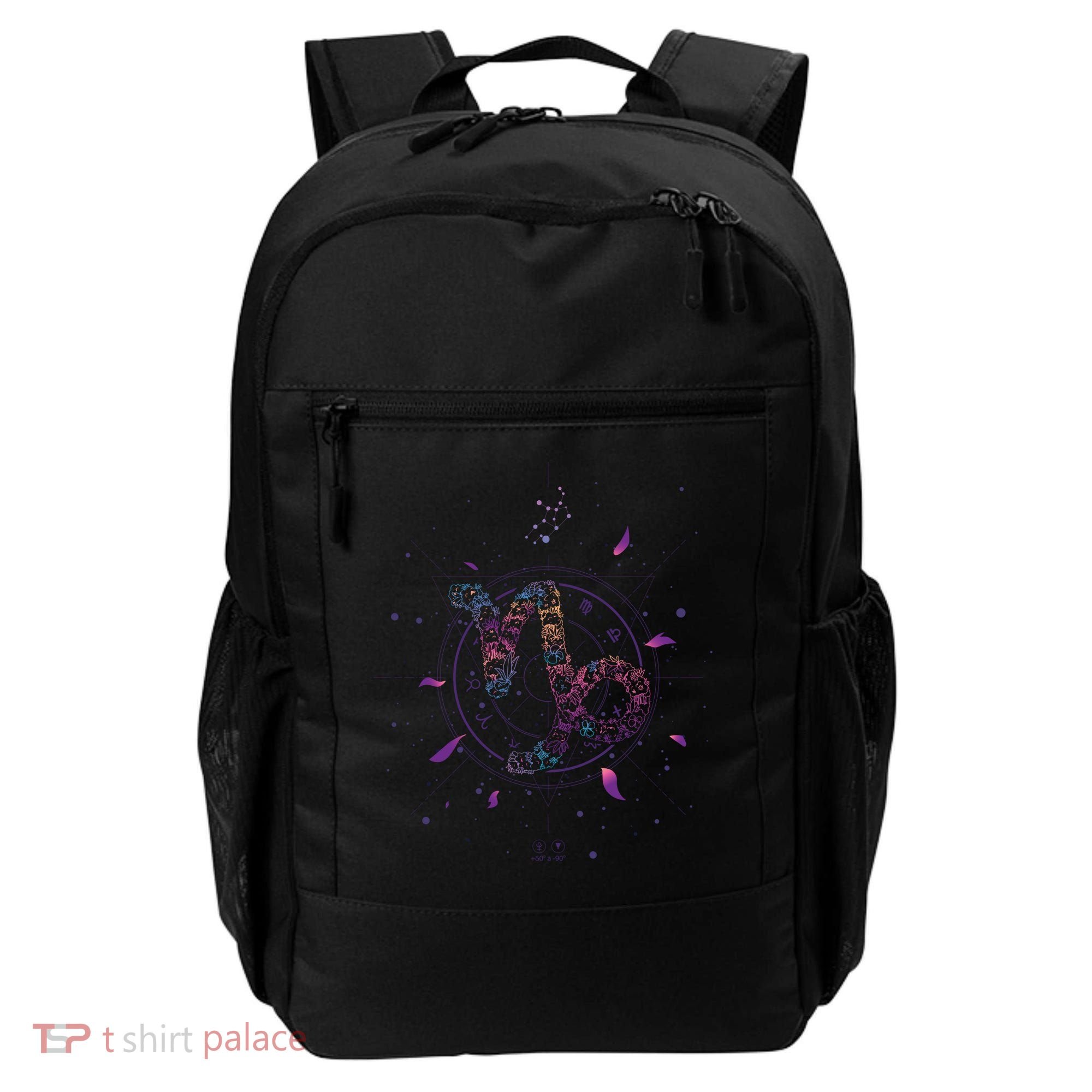 Capricorn Floral Zodiac Backpack