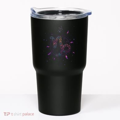 Capricorn Floral Zodiac Tumbler