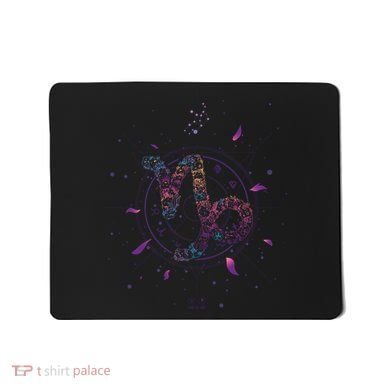 Capricorn Floral Zodiac Mousepad