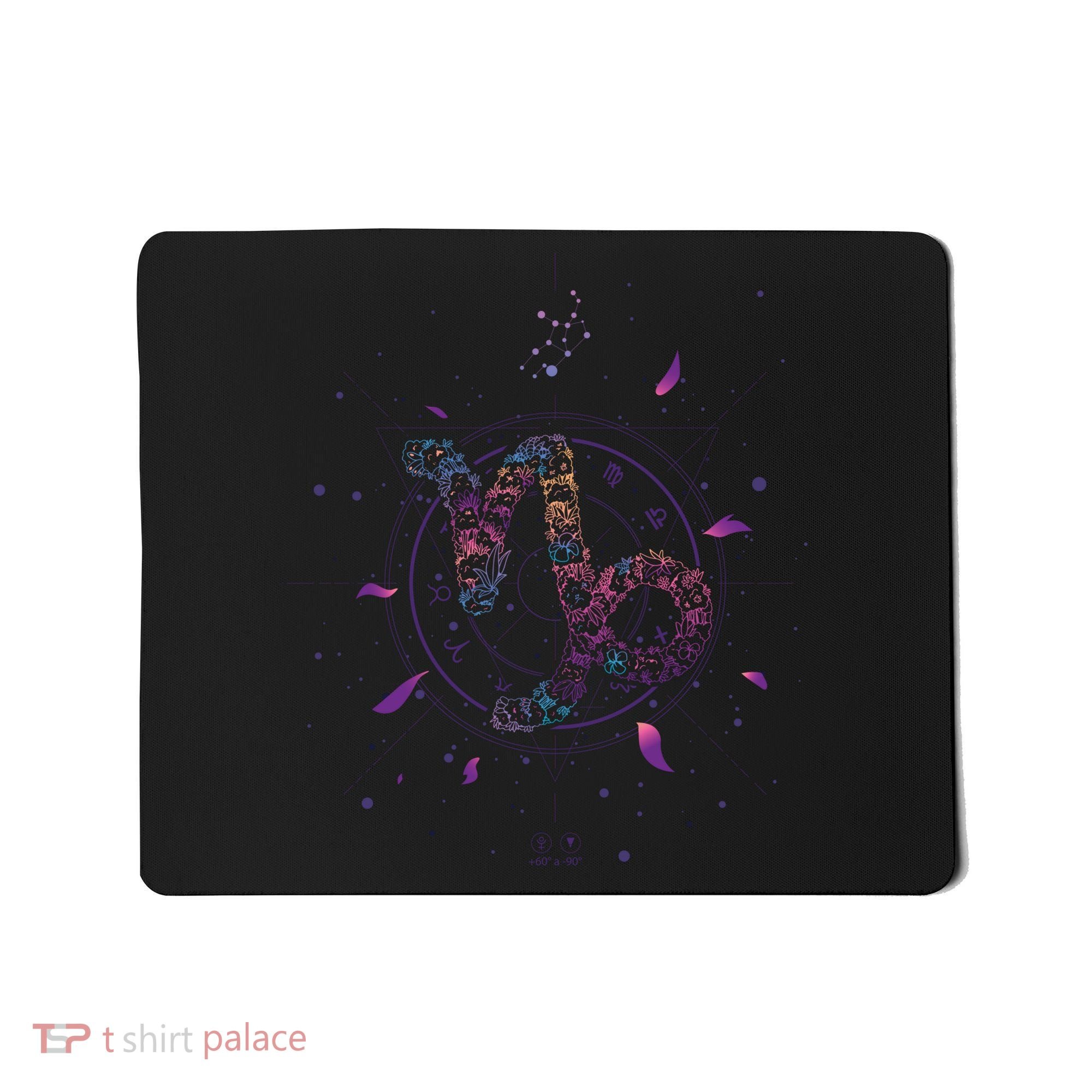 Capricorn Floral Zodiac Mousepad