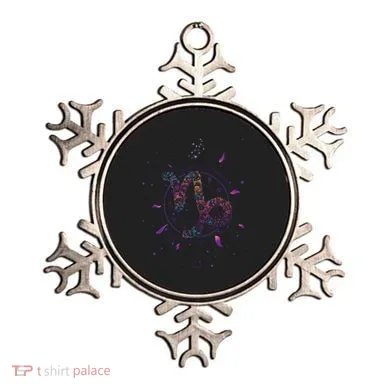 Capricorn Floral Zodiac Ornament