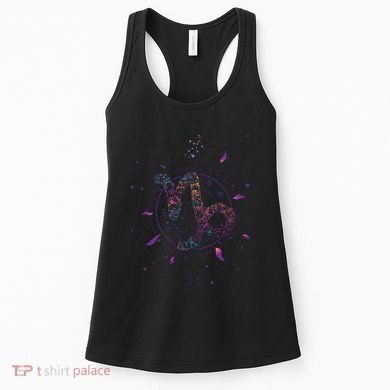 Capricorn Floral Zodiac Women's Tank Top