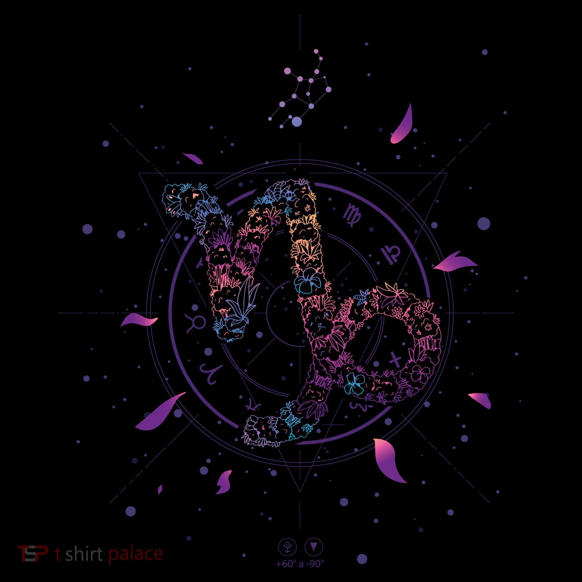 Capricorn Floral Zodiac Women's Tank Top