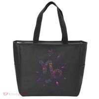 Capricorn Floral Zodiac Tote Bag thumb 0