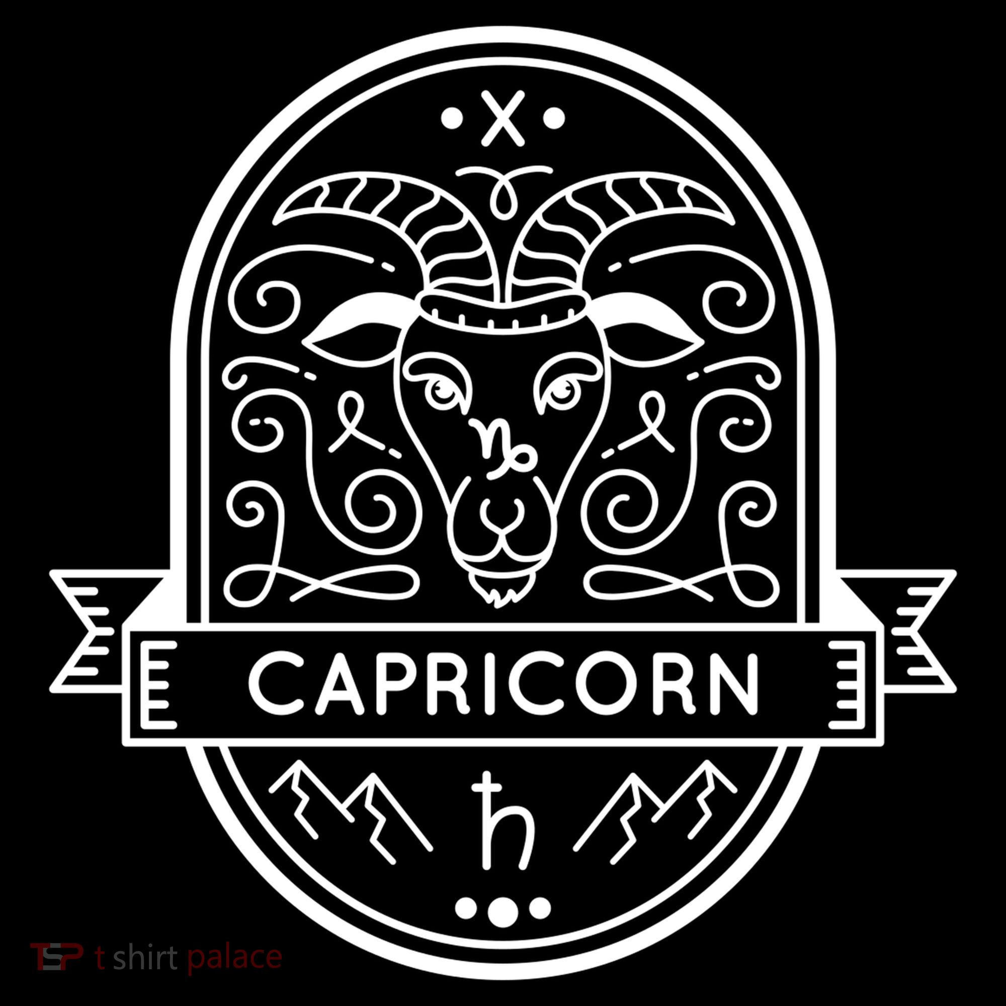 Capricorn Zodiac Symbol Design Toddler Hoodie