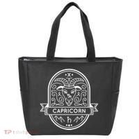 Capricorn Zodiac Symbol Design Tote Bag thumb 0