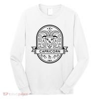 Capricorn Zodiac Symbol Design Long Sleeve Shirt thumb 0