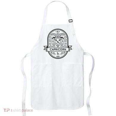 Capricorn Zodiac Symbol Design Apron