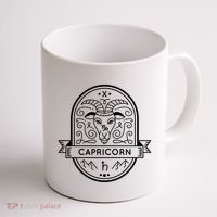 Capricorn Zodiac Symbol Design Coffee Mug thumb 1
